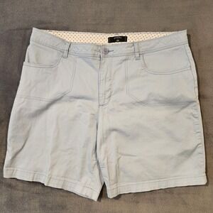 Lee Women's Pale Blue Casual Athletic Shorts